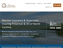 Tablet Screenshot of insurewithmorrow.com